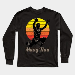 Muay Thai Kick Boxing Long Sleeve T-Shirt